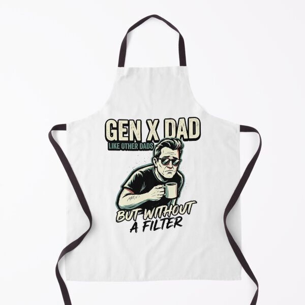 Item preview, Gen X Dad Unfiltered Funny Father Attitude Retro Vintage Meme Humor designed and sold by get55shirt.