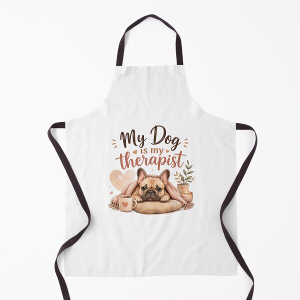 Item preview, My Dog Is My Therapist – Cute French Bulldog Lover Design designed and sold by Newthingzy.