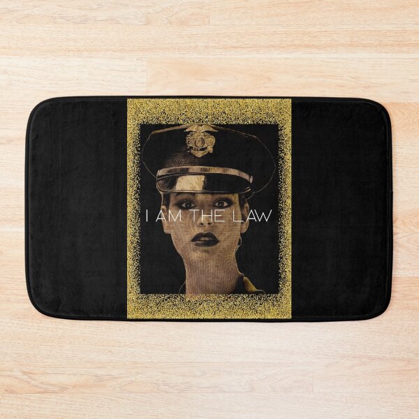Item preview, Female cop gold print designed and sold by DerekDoll.