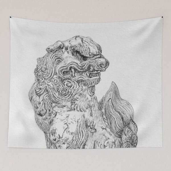 Item preview, Ancient Artifact Series - Foo Dog Guardian designed and sold by ECMazur Art.