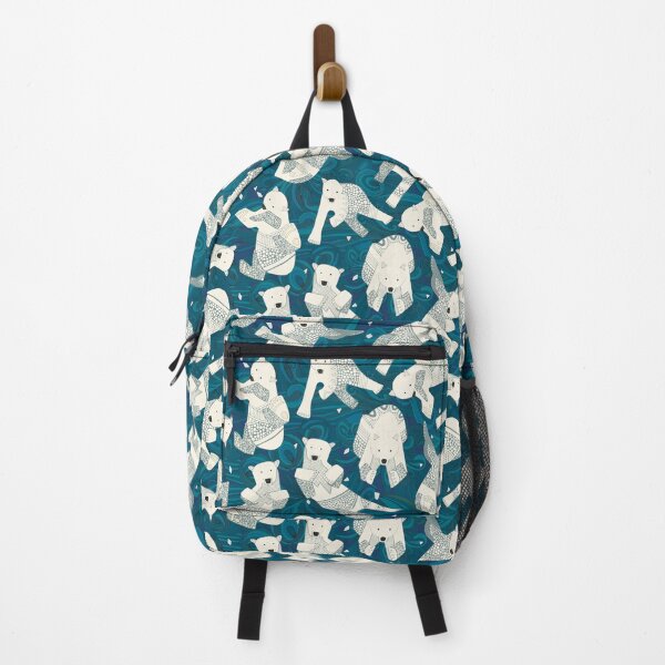 Item preview, arctic polar bears blue designed and sold by scrummy.
