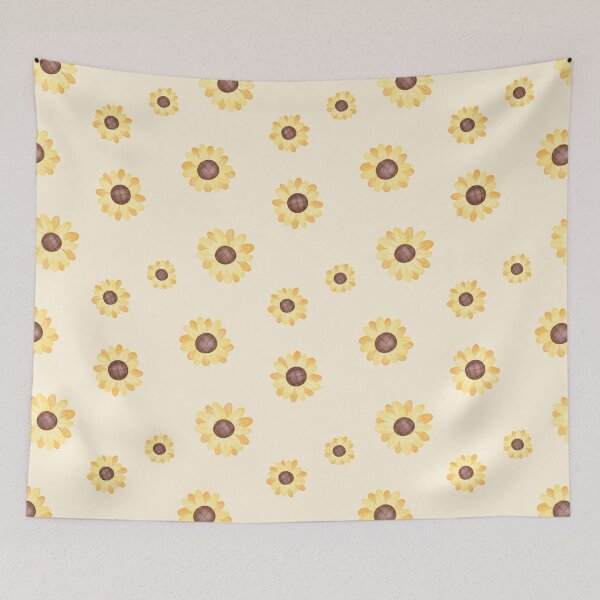 Item preview, Cute Aesthetic Yellow Sunflower Pattern designed and sold by Cherry Emporium.