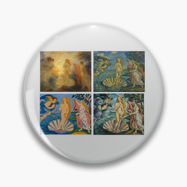 Item preview, Birth of Venus in 4 styles of artist designed and sold by Collector-RB.