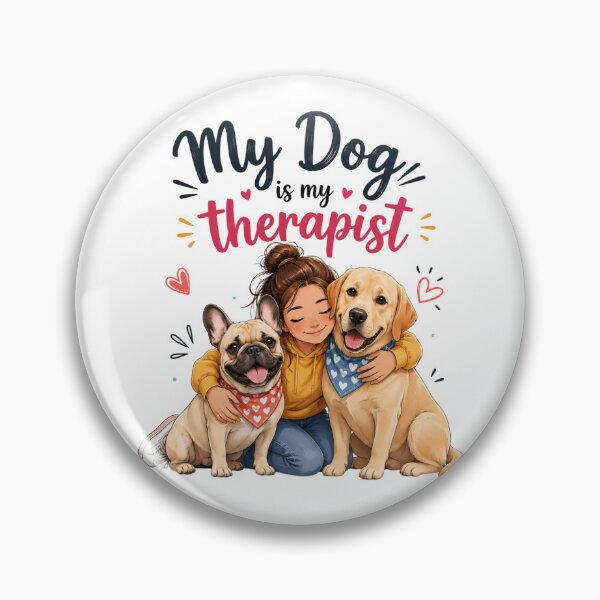 Item preview, My Dog Is My Therapist – Cute Labrador Retriever Lover Design designed and sold by Newthingzy.