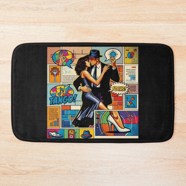 Item preview, Pop Art Graphic Man Woman Portrait Tango Colorful Festival designed and sold by G-M-Designs.