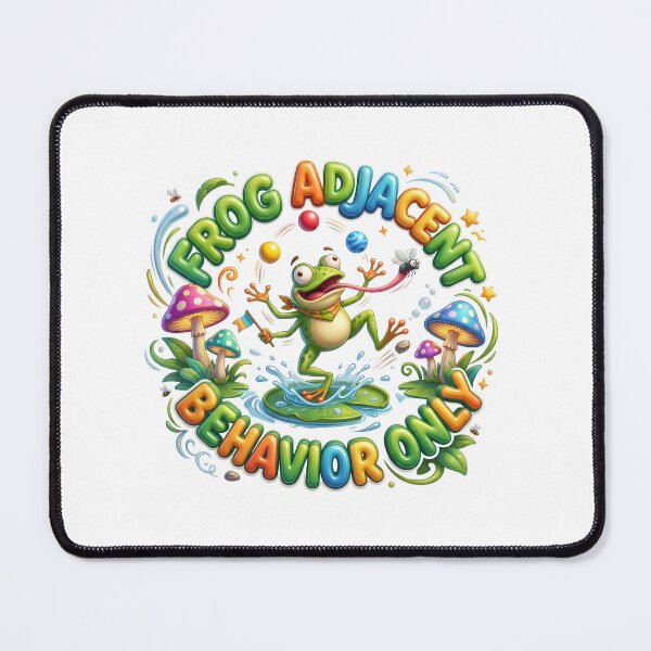 Item preview, Frog Adjacent Behavior Only Funny Cottagecore Frog designed and sold by pradeepvisuals.