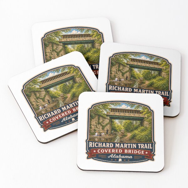 Item preview, Richard Martin Trail Covered Bridge sticker designed and sold by gotucoveredart.