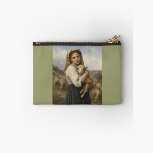Item preview, Shepherdess with lamb in style of W A Bouguerearu designed and sold by Collector-RB.