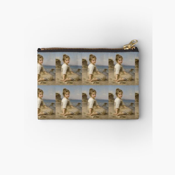 Item preview, In the style of W A Bouguereau a young girl on a sandy beach designed and sold by Collector-RB.