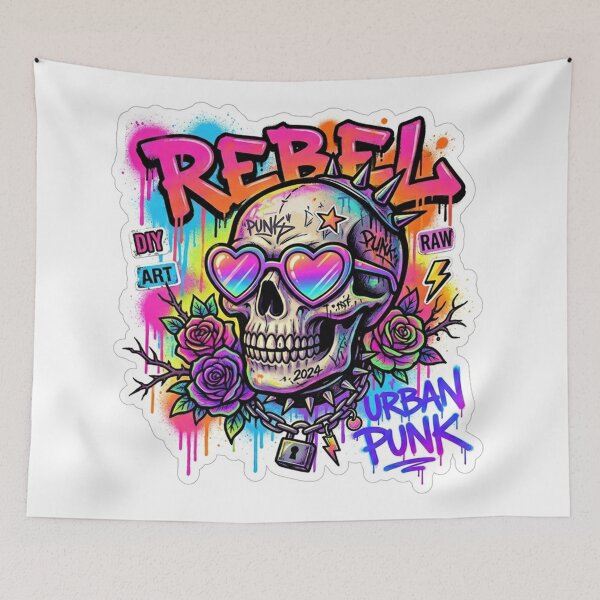 Item preview, Urban Punk Skull designed and sold by bolguzart.