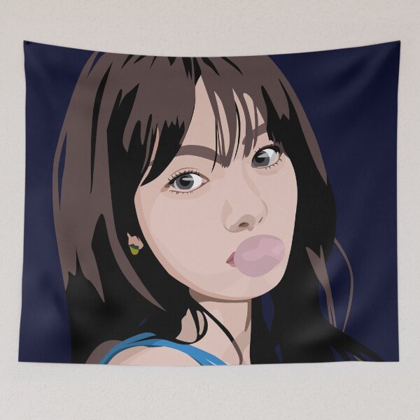 Item preview, Sui KiiiKiii in a stunning digital art vector portrait designed and sold by Aome22.