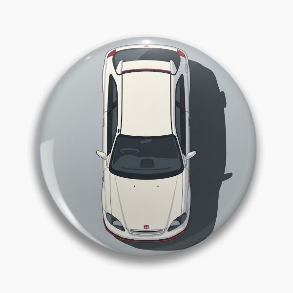 Item preview, Ilustración Vectorial Vista Aérea Honda Civic Type R EK9 Clásico designed and sold by Motorline44.