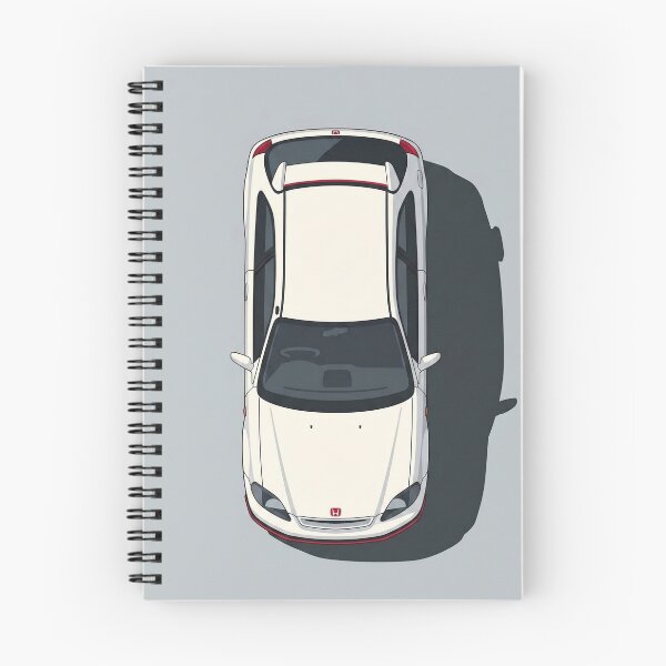 Item preview, Classic Honda Civic Type R EK9 Top View Vector Illustration designed and sold by Motorline44.