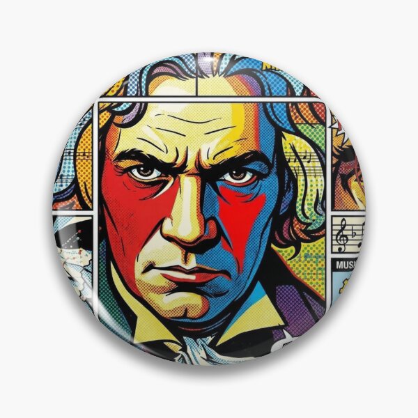 Item preview, Pop Art Graphic Ludwig van Beethoven Composer designed and sold by G-M-Designs.