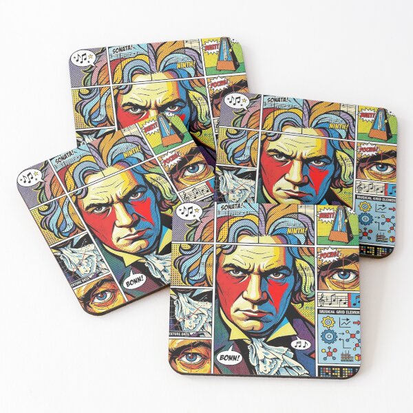 Item preview, Pop Art Graphic Ludwig van Beethoven Composer designed and sold by G-M-Designs.
