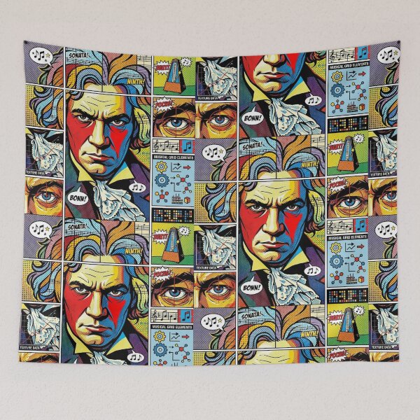 Item preview, Pop Art Graphic Ludwig van Beethoven Composer designed and sold by G-M-Designs.