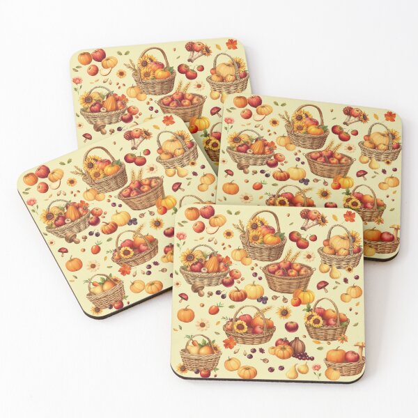 Item preview, Vintage Autumn Harvest Bounty Pattern designed and sold by UnhingedBird.