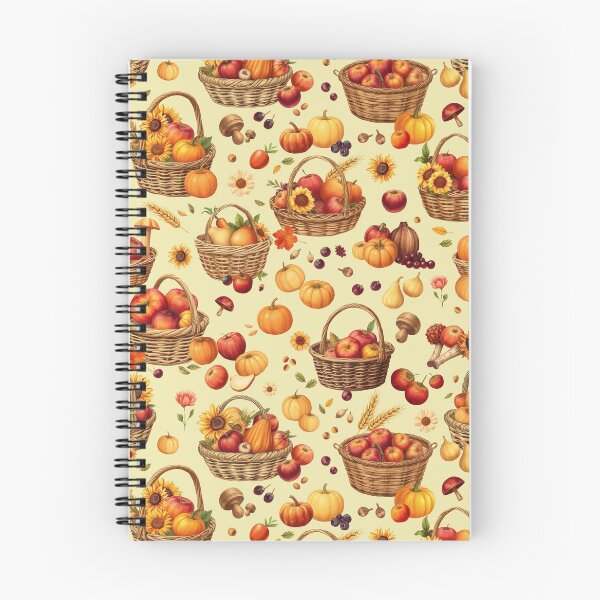 Item preview, Vintage Autumn Harvest Bounty Pattern designed and sold by UnhingedBird.