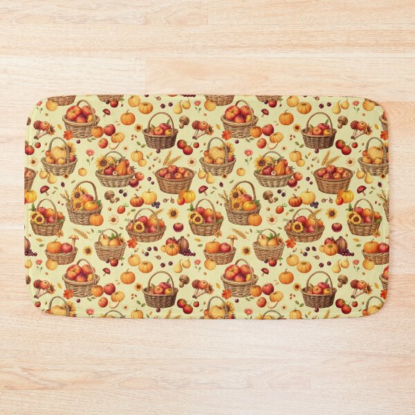 Item preview, Vintage Autumn Harvest Bounty Pattern designed and sold by UnhingedBird.