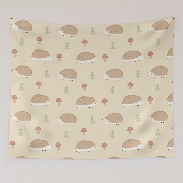Item preview, Woodland Hedgehog Pattern designed and sold by Qualia Studio.