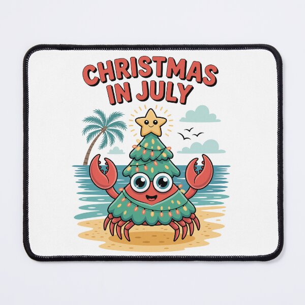 Item preview, Christmas Crab on Sandy Beach designed and sold by jkrphoto.