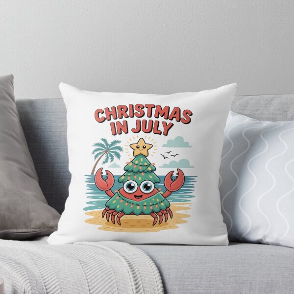 Item preview, Christmas Crab on Sandy Beach designed and sold by jkrphoto.