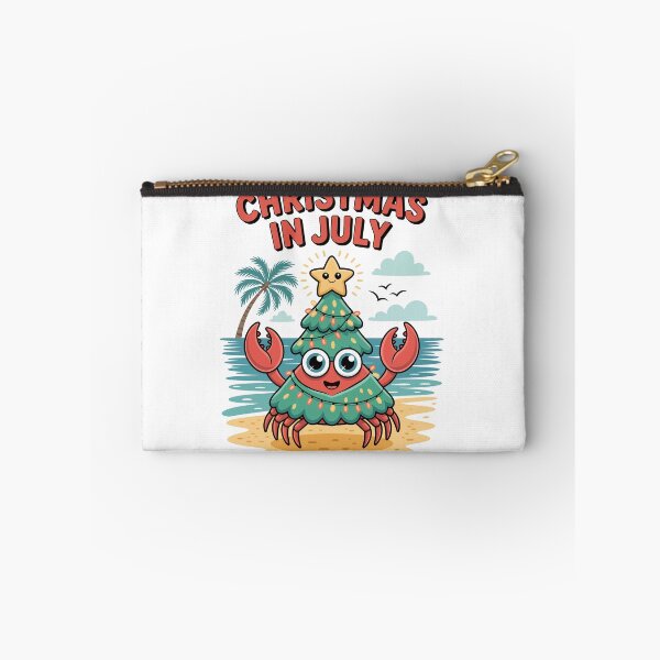 Item preview, Christmas Crab on Sandy Beach designed and sold by jkrphoto.
