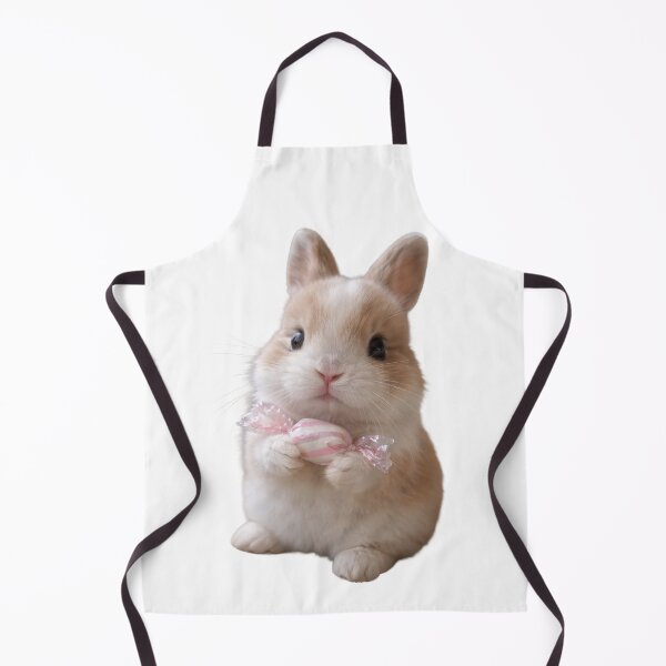 Item preview, Sweet Tooth Bunny - Cute Fluffy Rabbit with Pink Candy Art designed and sold by lovelistivkaa.