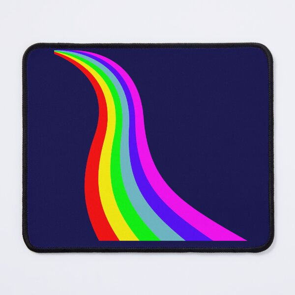 Item preview, Retro Rainbow Wavy Stripe - Minimalist Colorful Flowing Path Art designed and sold by SolutionsArt.