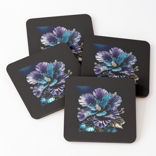 Item preview, Blue Crystal Hibiscus Garden designed and sold by Helios Be. Lavsh.