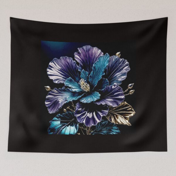 Item preview, Blue Crystal Hibiscus Garden designed and sold by Helios Be. Lavsh.