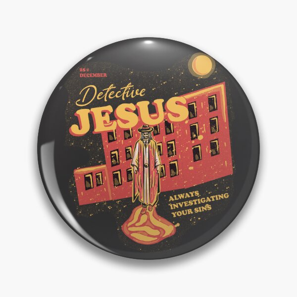 Item preview, Funny Religious (Detective Jesus) designed and sold by beboplab.