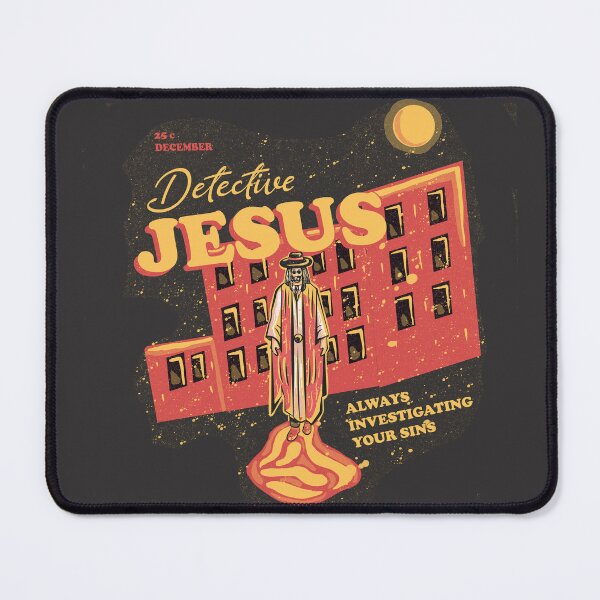 Item preview, Funny Religious (Detective Jesus) designed and sold by beboplab.