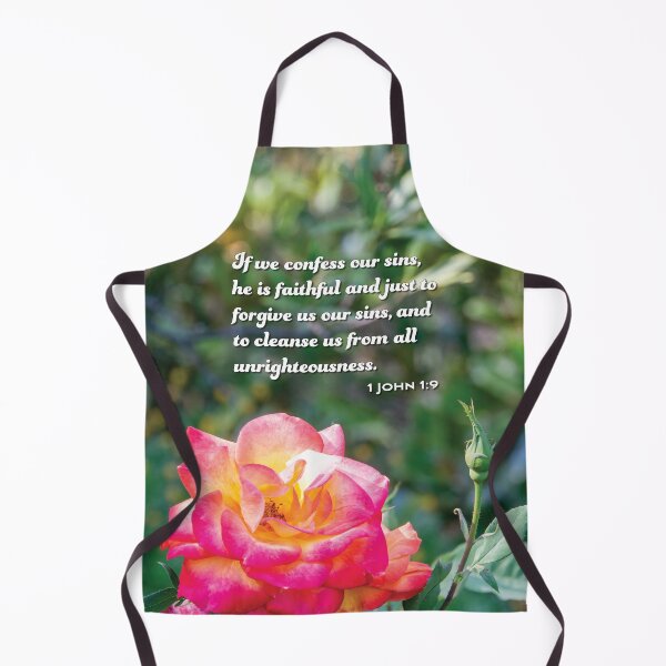 Item preview, 1 John 1 9 Bible Verse - Inspirational Bible Verse designed and sold by InsprtnlArtbyDP.