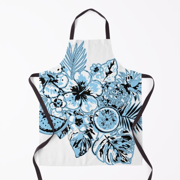 Item preview, Tropical Midnight Fruits & Flowers Pattern designed and sold by DesignbyAnnaM.