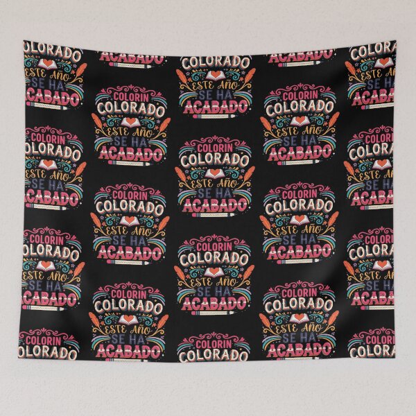 Item preview, Colorin Colorado Este Año Se Ha Acabado Spanish Teacher  designed and sold by FreeArt2.