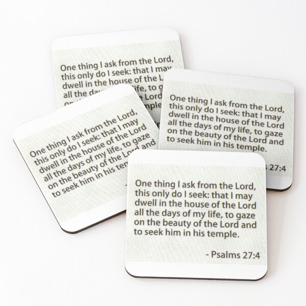 Item preview, Psalms 27:4 designed and sold by di-Vera-Rosati.