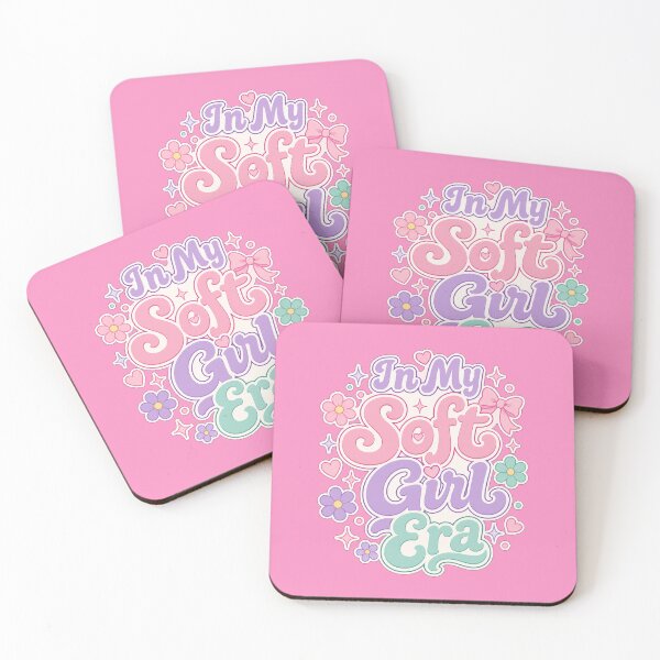 Item preview, In My Soft Girl Era Cute Coquette Aesthetic Pastel Typography Design designed and sold by Lozarux.