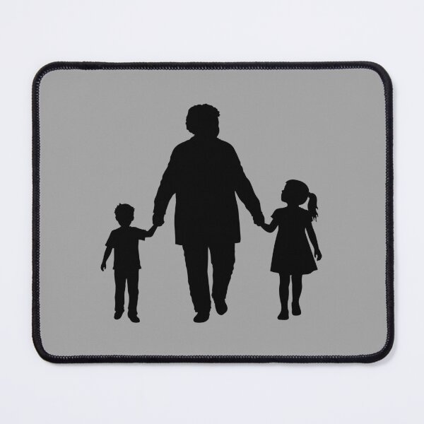 Item preview, Grandparents Grandchildren Silhouette Walking Together designed and sold by shirt-o-mat.