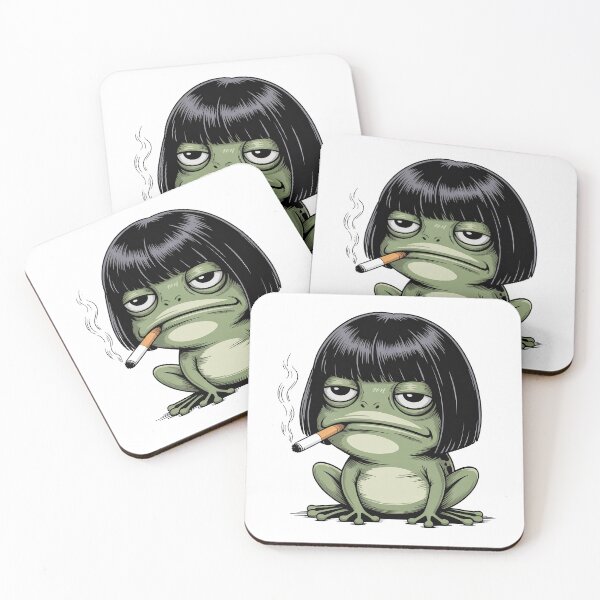 Item preview, Funny Frog Bob Haircut Meme designed and sold by J-Style-Design.