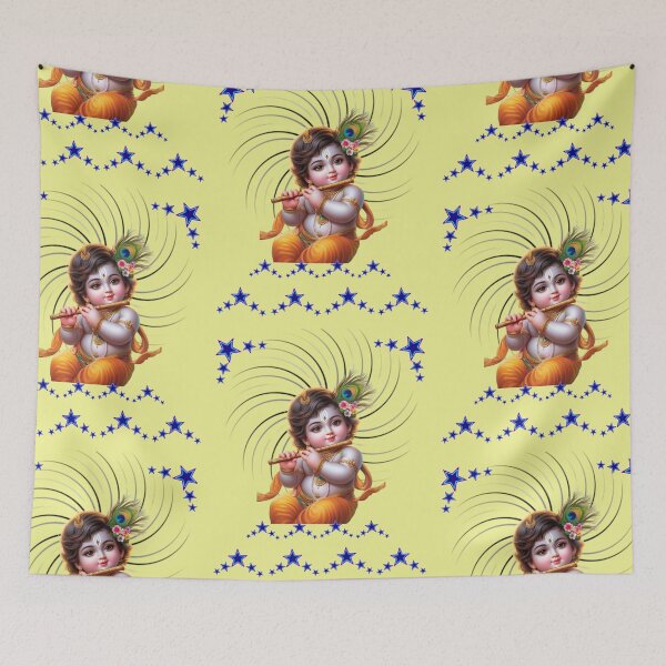 Item preview, Indian Lord Krishna  designed and sold by Shree Dharani Trendz.