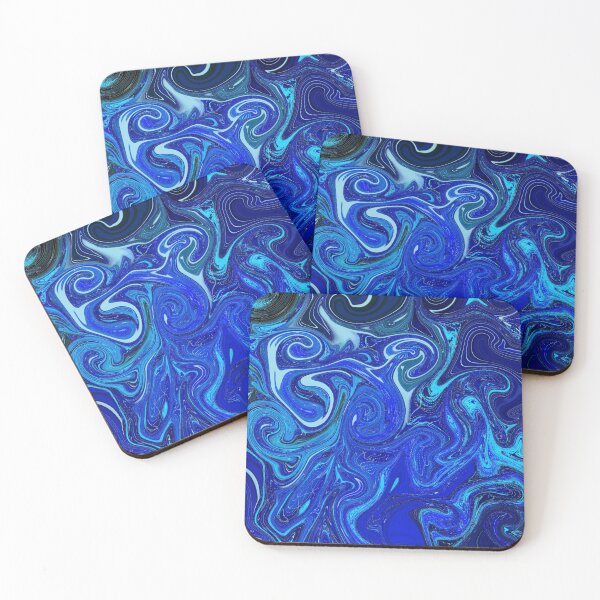 Item preview, Blue Swirly designed and sold by PinkPonyTealArt.