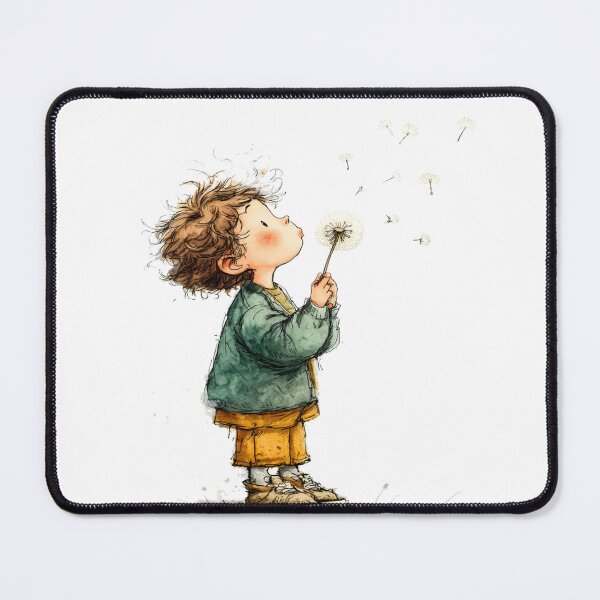 Item preview, Child Blowing Dandelion designed and sold by JacekKita.