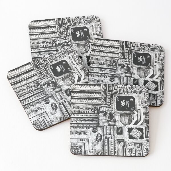 Item preview, Machinery black and white drawing  designed and sold by Inkorama.