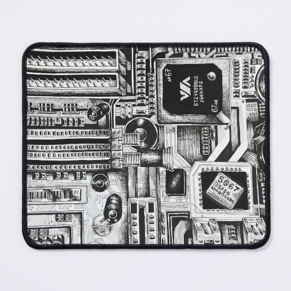 Item preview, Machinery black and white drawing designed and sold by Inkorama.