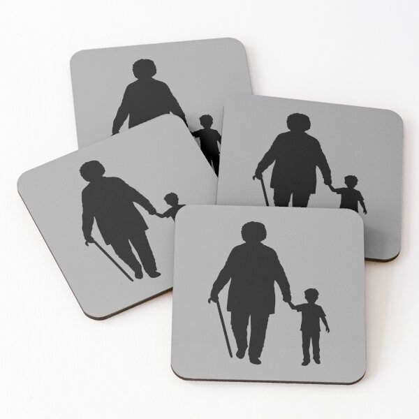 Item preview, Grandparents Grandchildren Silhouette Walking Together designed and sold by shirt-o-mat.