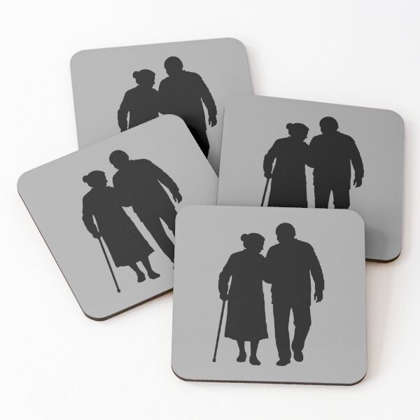 Item preview, Grandparents Grandchildren Silhouette Walking Together designed and sold by shirt-o-mat.