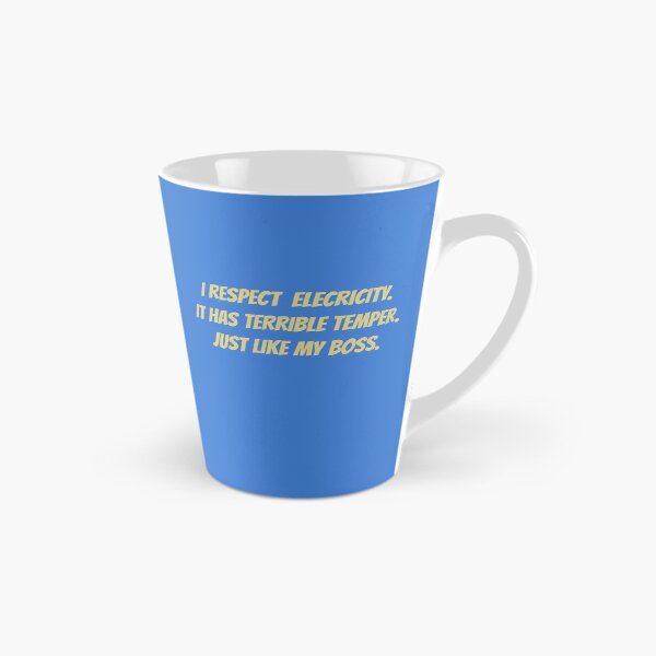 Item preview, I Respect Electricity It has terrible temper Just Like My Boss  designed and sold by FriciShop.