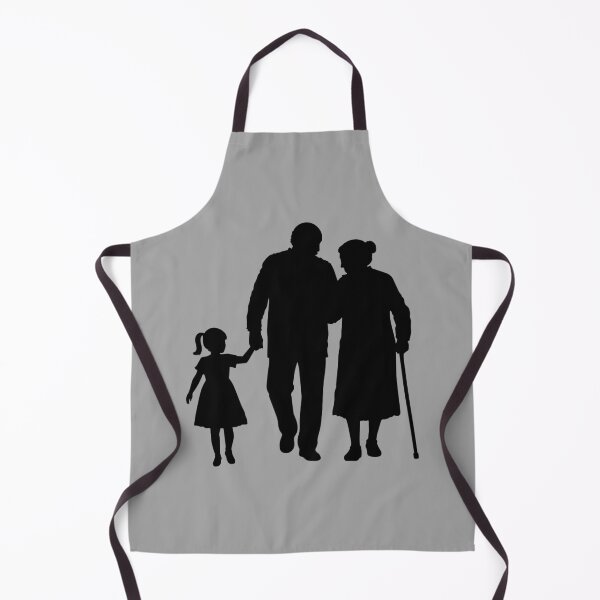 Item preview, Grandparents Grandchildren Silhouette Walking Together designed and sold by shirt-o-mat.