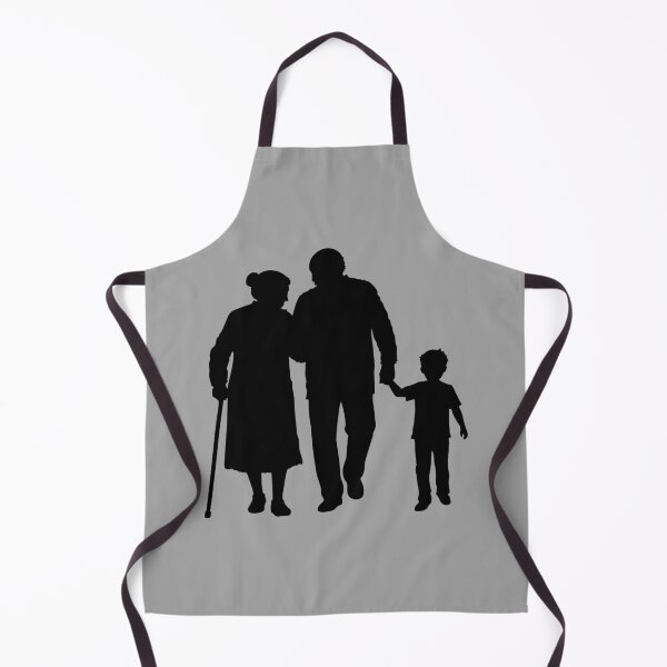 Item preview, Grandparents Grandchildren Silhouette Walking Together designed and sold by shirt-o-mat.